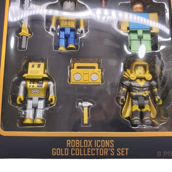 Roblox Icons Gold Collectors Set 15th Anniversary Gold Collectors Set Figures - Picture 6 of 16